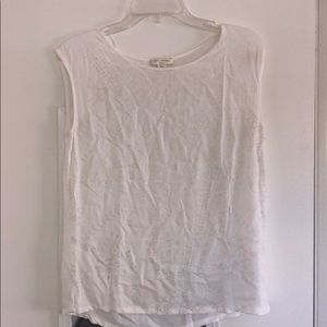 Saint Tropez white tank top